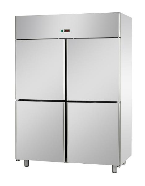 A414EKOMTN - Stainless steel splited refrigerator GN 2/1