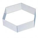 Hexagon mould 10x4,5 cm