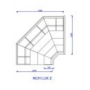 NCHLUX Z 1.4/1.2 - Vanjski rashladni kutni pult sa pomičnim staklom