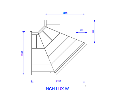 NCHLUX W 1.4/1.2 - Unutarnji rashladni kut sa pomičnim staklom