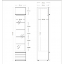 SD 216-1B | Glass door cooler-
