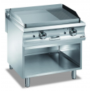 GFTA998LR | Plinski štednjak s 2/3 glatkom i 1/3 rebrastom pločom i s otvorenim ormarićem