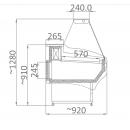 WCHNN 1.5/0.9 Counter with straight glass