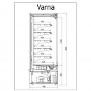 R-1 VR 160/80 VARNA - Zidna hlađena vitrina 