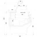 L-1 250/90 W Modena - Refrigerating counter