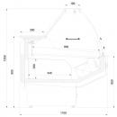 L-1 150/110 W Modena - Refrigerating counter