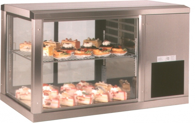 Stainless steel cooling showcase AV/MS 131