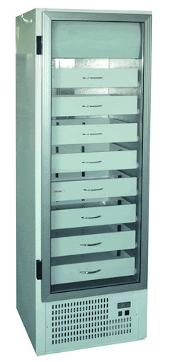 AP 635 (SCHA 401) | INOX Hladnjak sa ladicama od nehrđajućeg čelika iznutra i izvana 