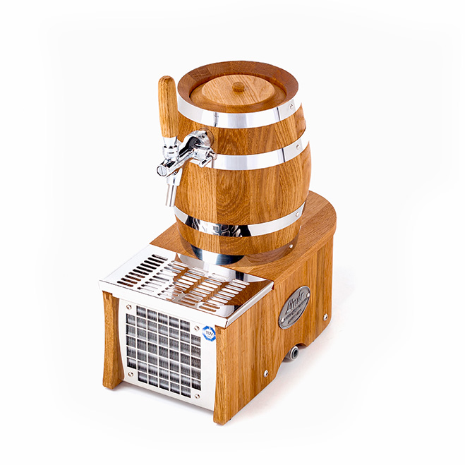 SOUDEK 1/8 HP Barrel-like single coiled beer cooler