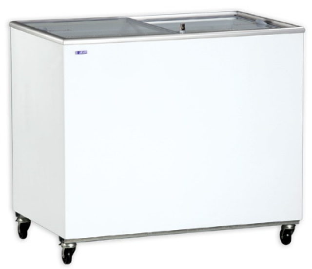 UDD 300 SC Chest freezer with sliding glass door