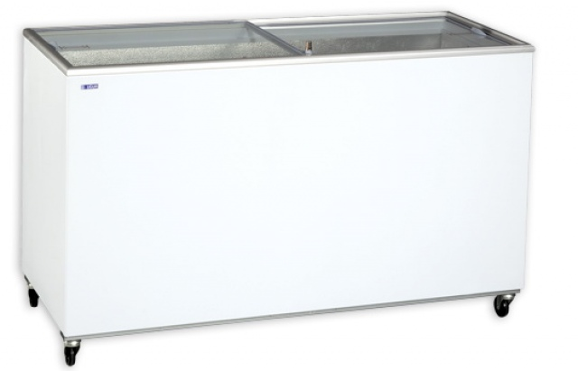 UDD 500 SCG Chest freezer with sliding glass door