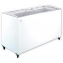 UDD 500 SCB Chest freezer with sliding curved glass top