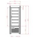 SCH Antila 01 - Vertical pastry display with fix wire shelves