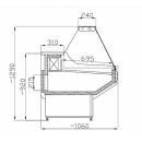 WCH 1,5/1,1 Counter with straight glass