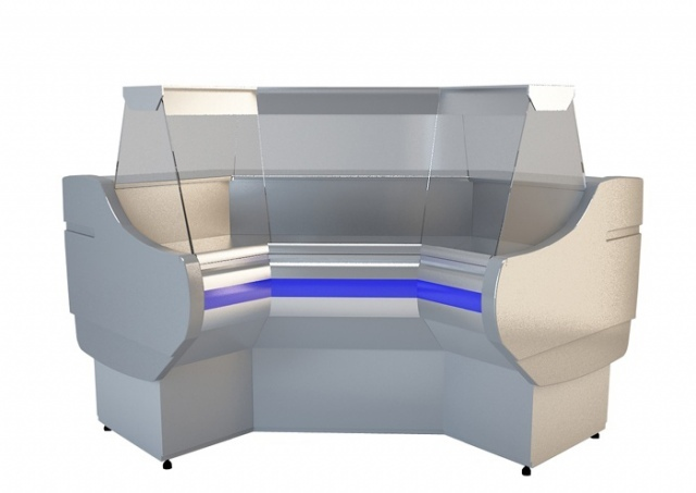 NCHW 1,3/0,8 Straight glass internal corner counter (90°)