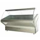 WCHR 1,3/1,1 Refrigerated counter with curved glass