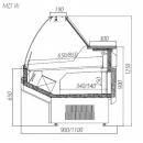 L-1 300/90 W Modena - Refrigerating counter